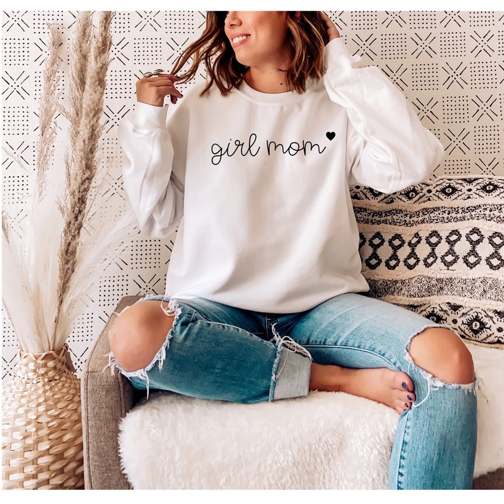 Girl Mom Sweatshirt | Mom Sweatshirt